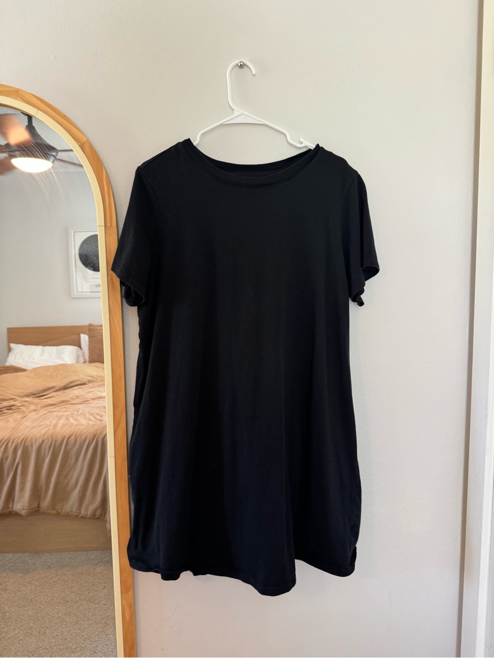 Classic Black Women's Tee Dress